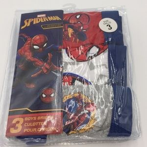 Marvel Spider-Man Boys Briefs Underwear Size 3 New in Package